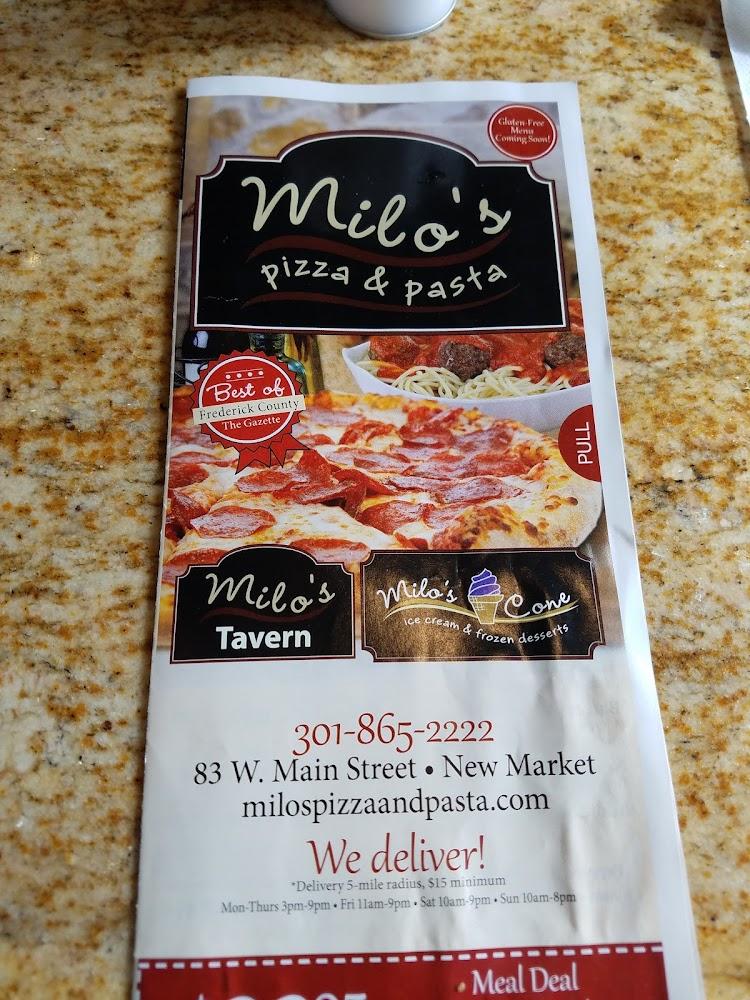 Milo's Pizza & Pasta Wasabi Tuna